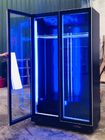 Refrigerador ereto refrigerando da porta de vidro do fã para o refrigerador da exposição da bebida da energia do monstro da venda