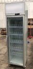 Refrigerador vertical da bebida da única porta do supermercado do refrigerador da exposição da bebida