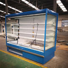 Refrigerador aberto da plataforma do equipamento de refrigeração do supermercado compressor incorporado do multi