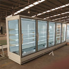 Tipo comercial refrigerador aberto refrigerado vertical da separação da refrigeração do supermercado do armário de exposição