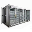 Refrigerador ereto congelado da exposição do alimento da sala de armazenamento frio da porta dos giass do supermercado