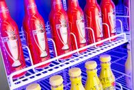 Refrigerador frio Desktop da bebida da barra mais fresca incorporado da barra da parte traseira de porta do refrigerador 2 da exposição da barra