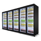 Congelador de refrigerador de vidro da exposição da bebida da porta 2000L da loja