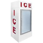 O especialista das técnicas mercantís ensacado do gelo, congelador de vidro do armazenamento do saco do refrigerador do gelo da porta de -15℃ com automóvel degela