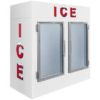 Congelador ensacado armazenamento refrigerado interno do escaninho de armazenamento do gelo da porta dobro