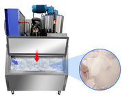 Fã que refrigera 1.5T Chip Ice Machine comercial para o marisco dos peixes
