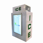 O armazenamento frio da porta de vidro do CE ensacou recipientes de armazenamento do gelo da isolação da energia do congelador profundo do cubo de gelo grandes