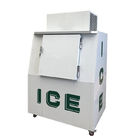 Congelador ensacado exterior comercial do armazenamento de gelo, congelador refrigerando do cubo de gelo do fã