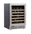 Refrigerador de vinho duplo moderno luxuoso da zona do controle de 46 Digitas das garrafas, refrigerador incorporado do vinho da casa do hotel