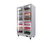Refrigerador de vidro da porta da bebida comercial, 1 refrigerador vertical da exposição da porta
