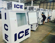 Congelador contínuo ereto CFC do armazenamento de gelo da porta R404A livre