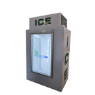Refrigerador de vidro comercial do cubo de gelo do congelador do armazenamento de gelo da porta para a venda