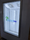 Refrigerador de vidro comercial do cubo de gelo do congelador do armazenamento de gelo da porta para a venda