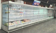 Refrigerador aberto do iogurte do leite do supermercado, suporte de exposição do fruto do refrigerador da multi-plataforma para a venda