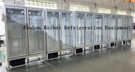 Vitrina ereta de /refrigeration do refrigerador do refrigerador comercial da porta dobro