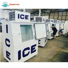 Congelador ensacado do armazenamento de gelo do gelo da porta sistema de refrigeração exterior contínuo