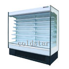 Refrigerador mais frio do supermercado do refrigerador da mostra da exposição aberta comercial da multi-plataforma