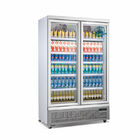 Vitrina ereta de /refrigeration do refrigerador do refrigerador comercial da porta dobro