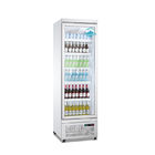 Congelador ereto Showcas do refrigerador de vidro dobro comercial do supermercado do refrigerador das bebidas de refrigerador da exposição da bebida da porta R290