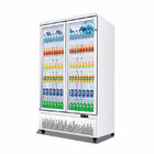 Exposição de vidro auto-degelada verticalidade do congelador de refrigerador da porta do supermercado comercial para a bebida/cerveja/leite