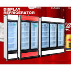 Mostra refrigerada do congelador da porta do supermercado alimento de vidro comercial
