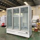 1600L refrigerador ereto da porta de vidro da vitrina do refrigerador do refresco de 5 camadas