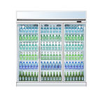 -18 da mostra superior da montagem da porta de -20 2 /3/4 ao congelador de refrigerador ereto para o supermercado