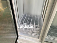 Congelador vertical do gelado da exposição da porta 1000L dobro