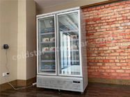 Refrigerador de vidro das portas dos refrigeradores 2 frios da bebida de R134A