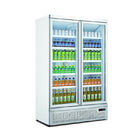 Refrigerador de vidro das portas dos refrigeradores 2 frios da bebida de R134A