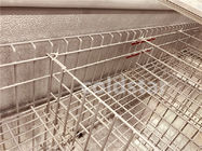 Congelador congelado horizontal da exposição da ilha do alimento do supermercado
