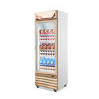 Congelador ereto vertical da mostra da exposição para o gelado &amp; produtos congelados