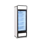 Mostra vertical do congelador da porta de vidro do supermercado 450L