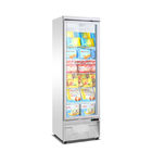 Refrigerador da porta do supermercado showacase de vidro ereto do congelador da porta do único