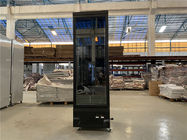 Refrigerador comercial da exposição, gelado de vidro da porta 450L do supermercado congelador ereto do único