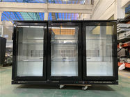 Refrigerador de vidro da barra da parte traseira de porta da dobradiça do refrigerador da barra da cerveja do refrigerador da exposição do hotel com CB do CE