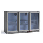Porta de vidro transparente tripla sob o refrigerador da cerveja da barra com volume 300L