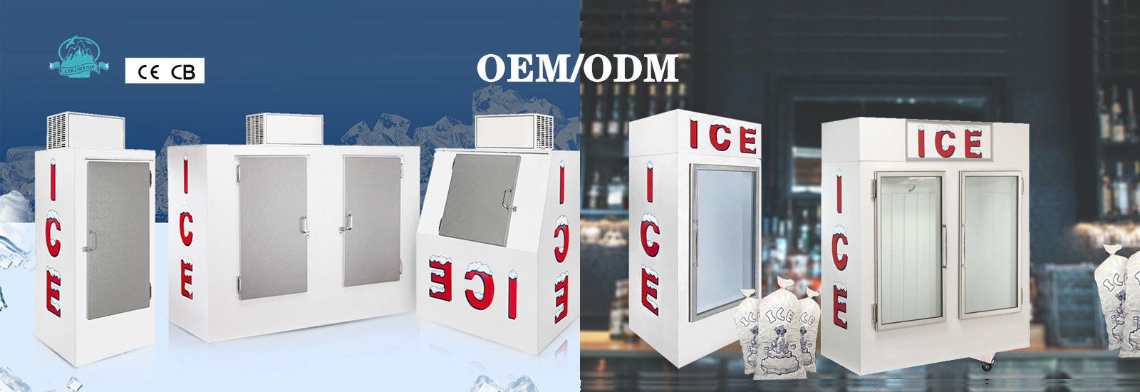 qualidade Congelador comercial do gelo fábrica
