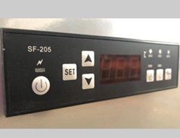 Congelador comercial de aço pintado do gelo com tamanho superior 3 do sistema de refrigeração OEM da montagem