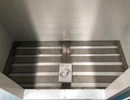 Fã que refrigera o Cu 100 interno comercial do escaninho de armazenamento do gelo. Ft.  Tipo de vidro dobro das portas - 2