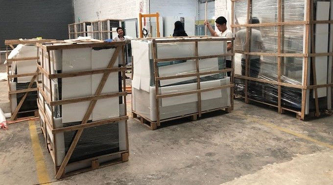 Exposição do congelador da mostra do gelado de equipamento de refrigeração com CE 3