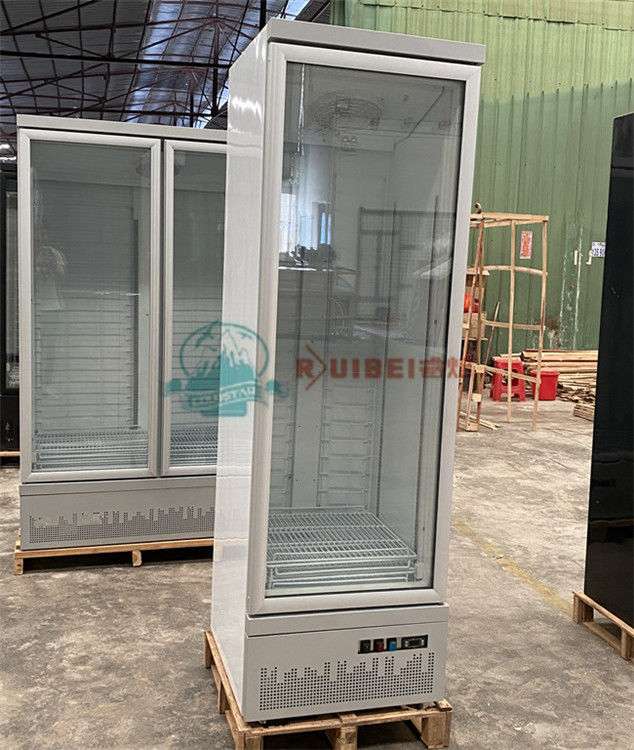 refrigerador ereto 2 da mostra de vidro comercial de poupança de energia do congelador da porta 450L