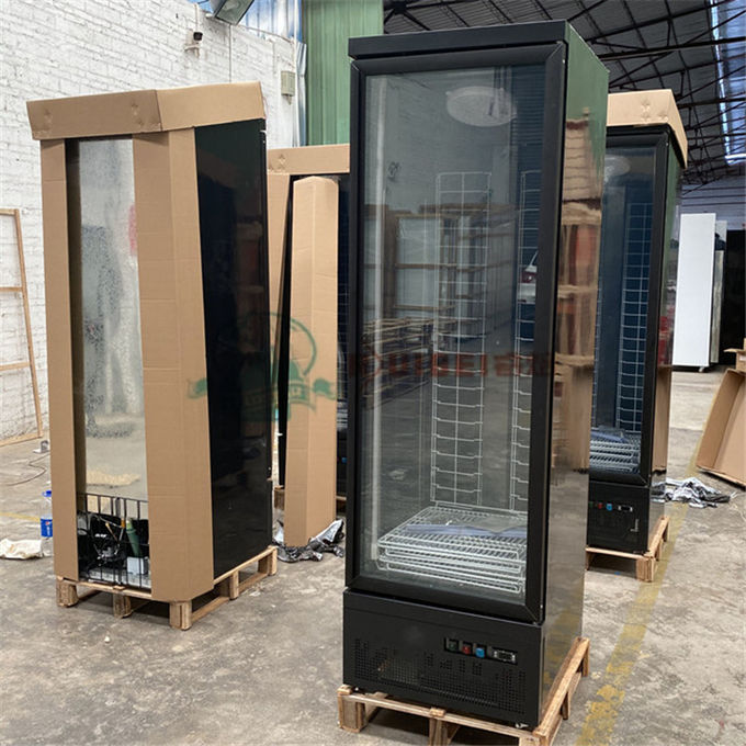 refrigerador ereto 1 da mostra de vidro comercial de poupança de energia do congelador da porta 450L