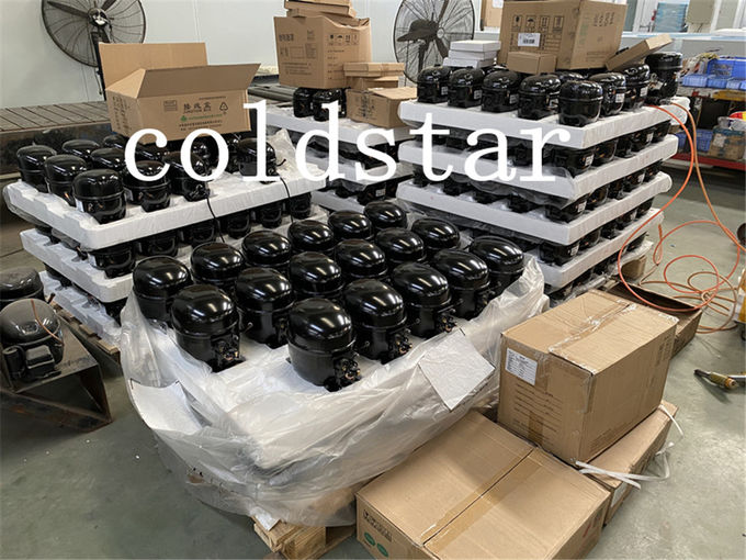 O especialista das técnicas mercantís exterior comercial do gelo do cubo do uso ensacou o escaninho de armazenamento 4 do gelo