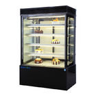 Refrigerador da exposição da padaria, porta de vidro de deslizamento de 1.2M Cake Showcase Back