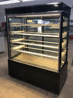 mostra de vidro da padaria de 1.5m, refrigerador vertical da exposição do chocolate da pastelaria do bolo da sobremesa