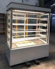 Refrigerador da exposição da padaria, porta de vidro de deslizamento de 1.2M Cake Showcase Back