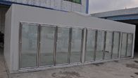 Sala de armazenamento frio do compressor de Danfoss para o alimento de mar, leite, fruto, vegetal