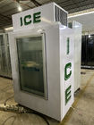 O armazenamento frio da porta de vidro do CE ensacou recipientes de armazenamento do gelo da isolação da energia do congelador profundo do cubo de gelo grandes