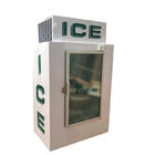 Especialista das técnicas mercantís de vidro comercial do armazenamento de gelo da porta com refrigerar do fã